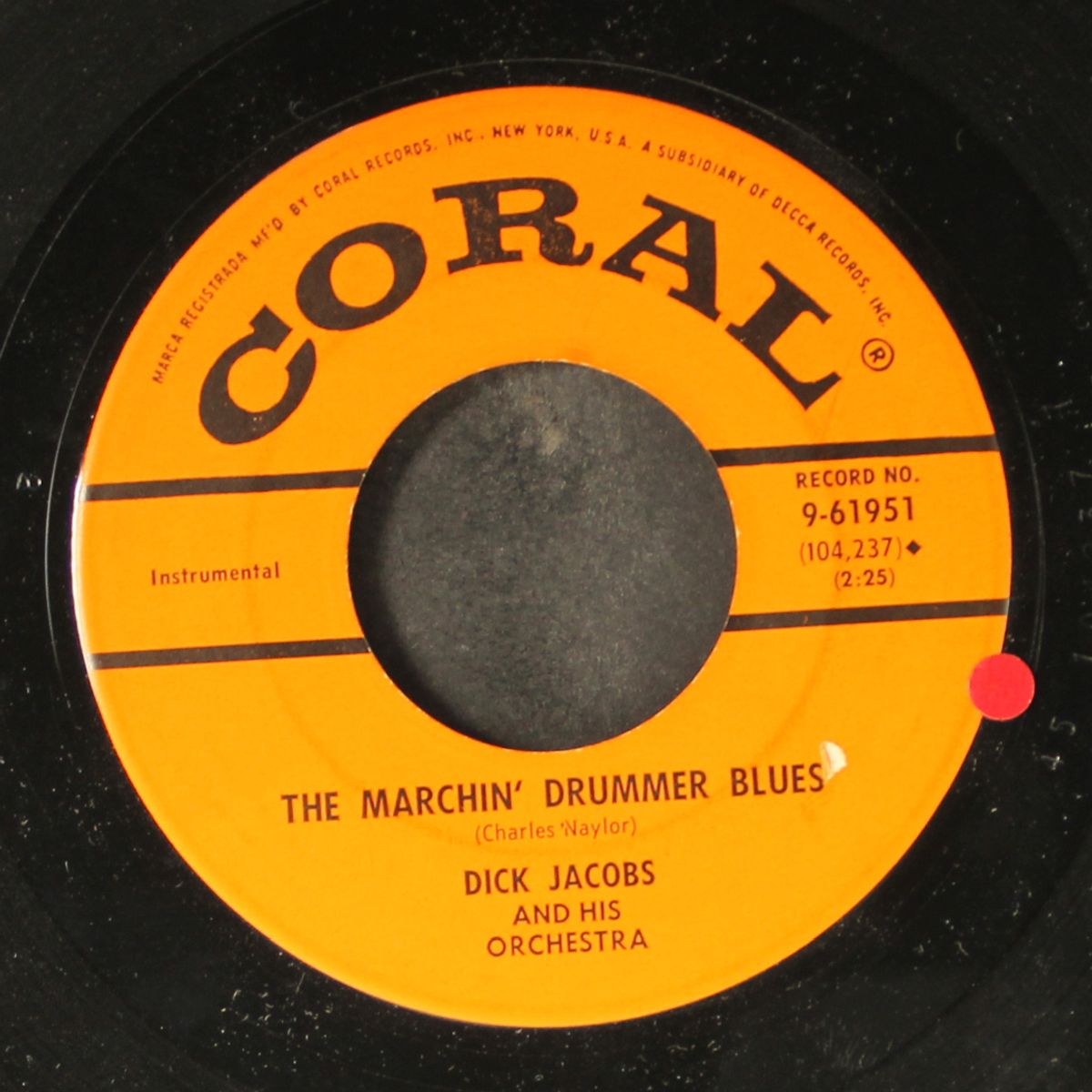 7-11 (mambo no. 5) / the marchin' drummer blues by DICK JACOBS