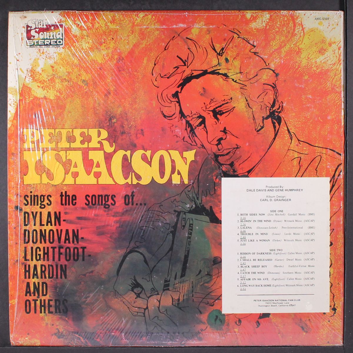 sings the songs of dylan, etc by PETER ISAACSON