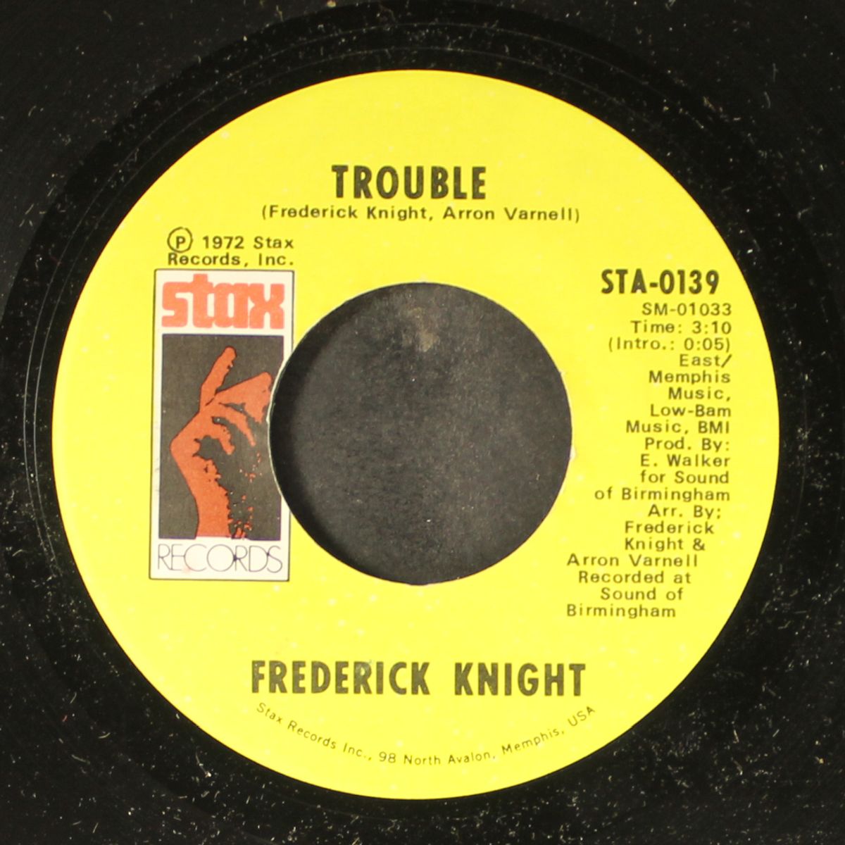 trouble / friend by FREDERICK KNIGHT