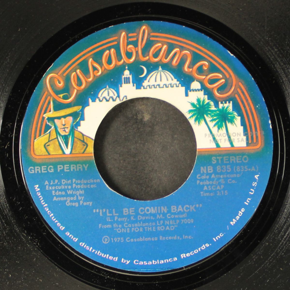 i'll be comin' back / same by GREG PERRY