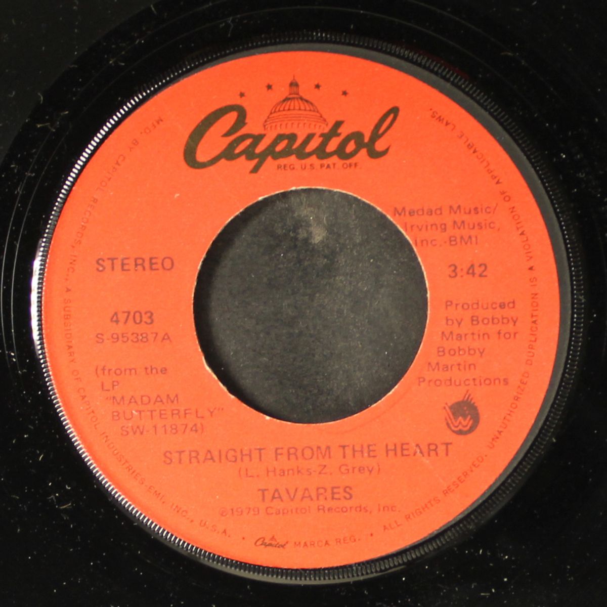straight from the heart / let me heal the bruises by TAVARES