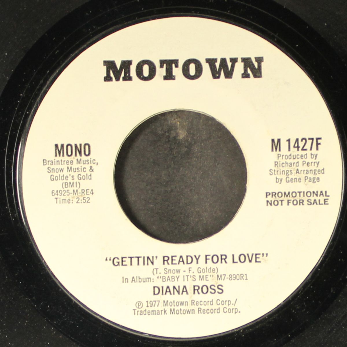 gettin' ready for love / mono by DIANA ROSS