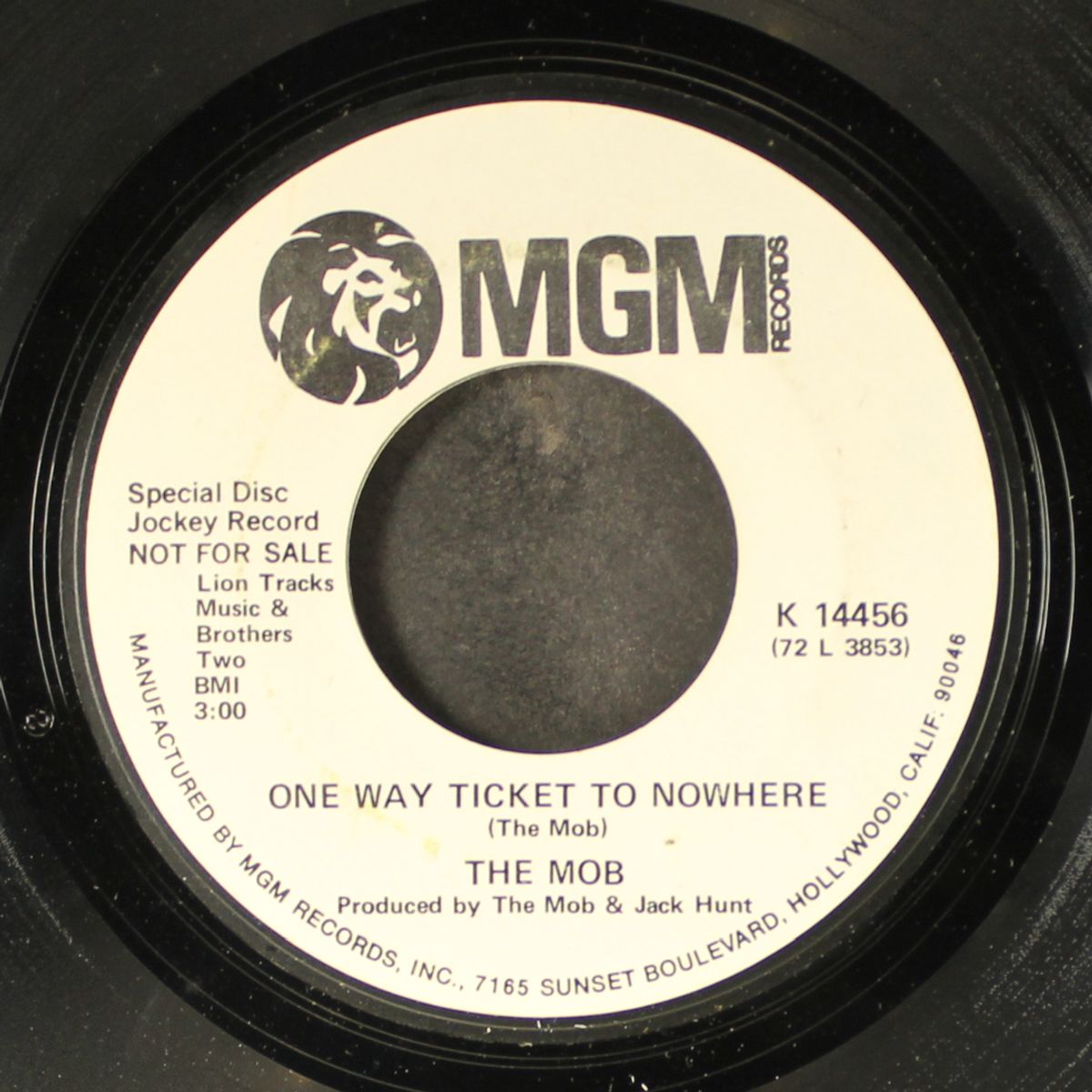 one way ticket to nowhere by MOB