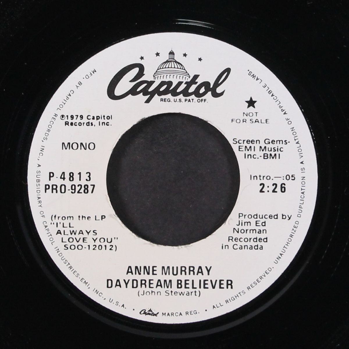 daydream believer / mono by ANNE MURRAY