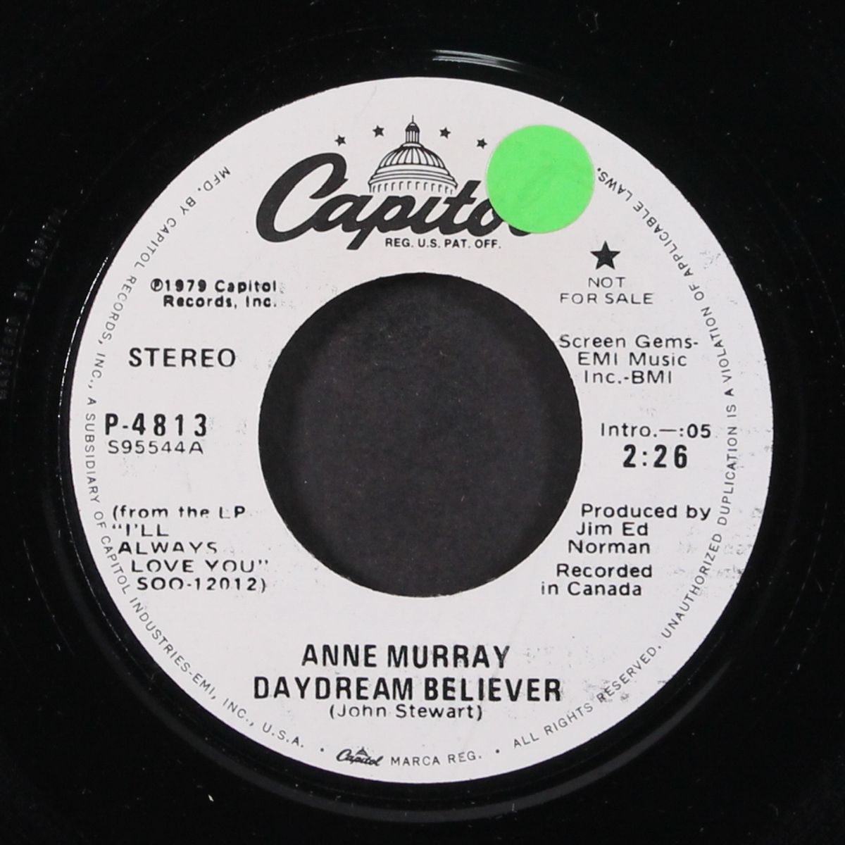 daydream believer / mono by ANNE MURRAY