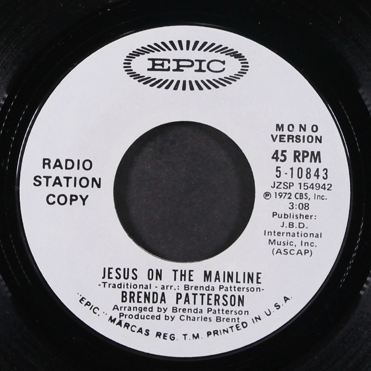 jesus on the mainline / mono by BRENDA PATTERSON