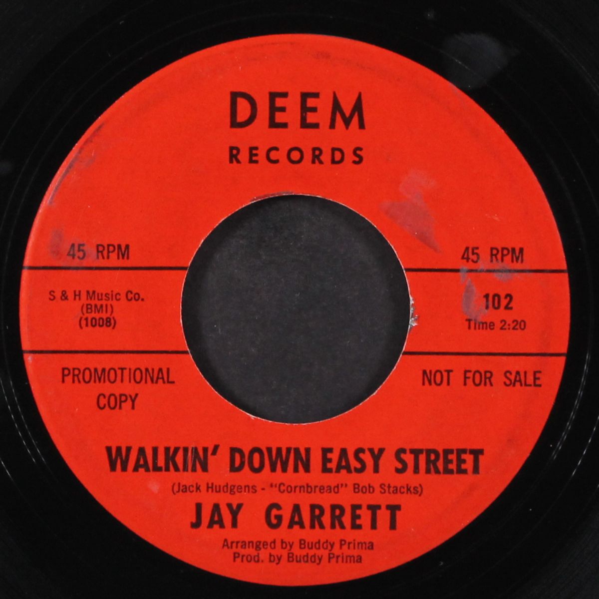 shake it ole' gal / walkin' down easy street by JAY GARRETT