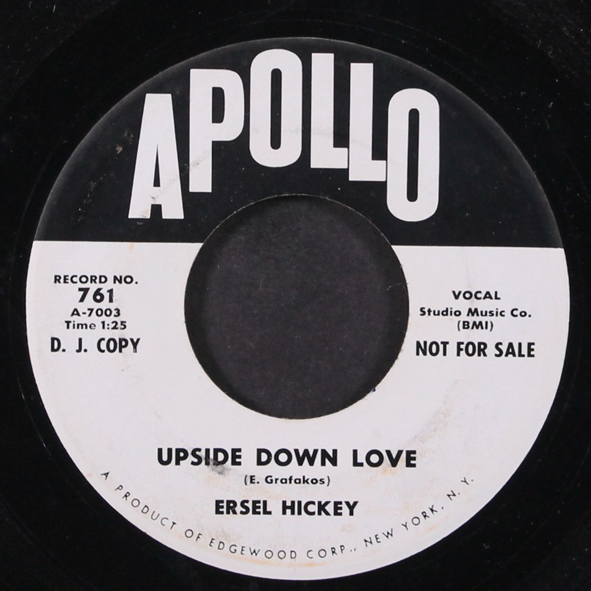 upside down love / the millionaire by ERSEL HICKEY