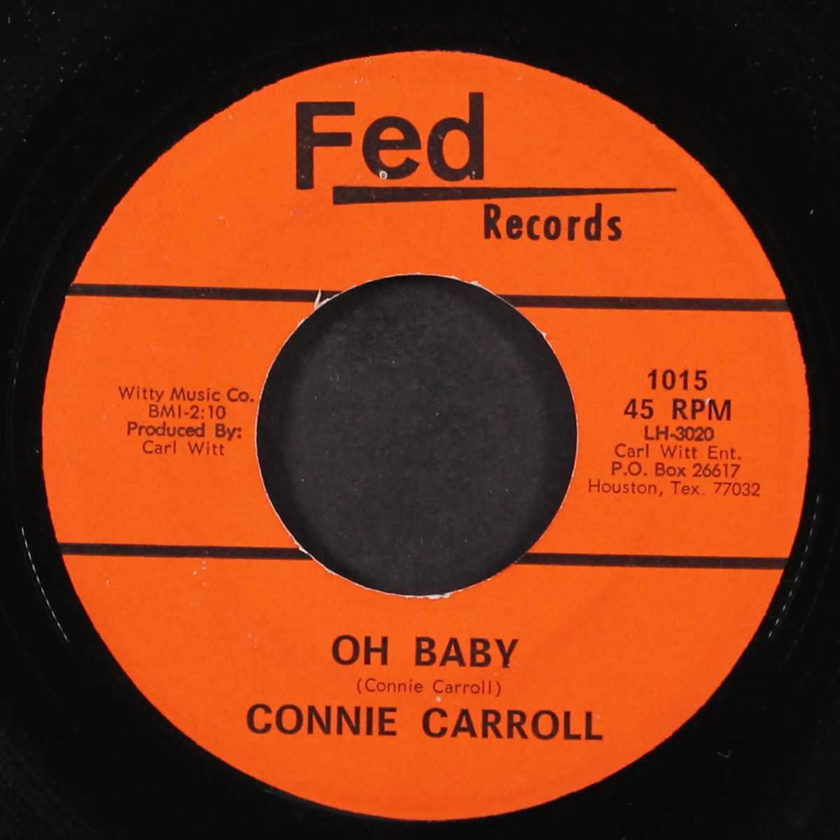 no way out / oh baby by CONNIE CARROLL