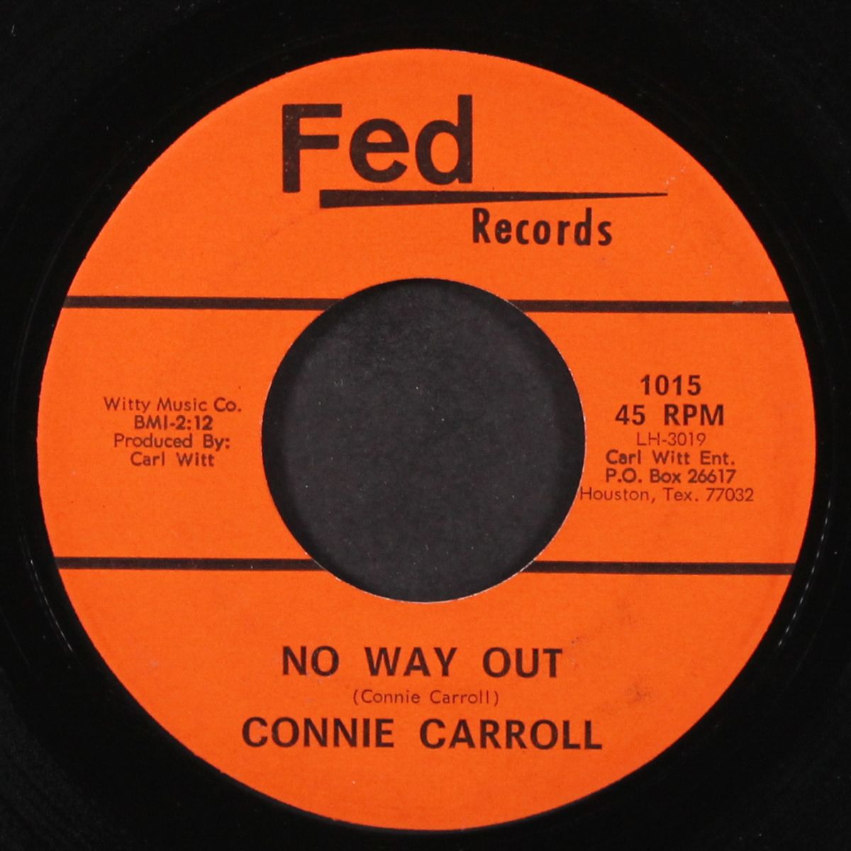 no way out / oh baby by CONNIE CARROLL