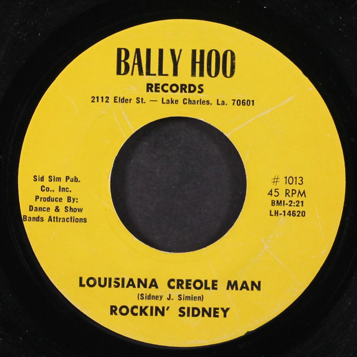 good time woman / louisiana creole man by ROCKIN' SIDNEY