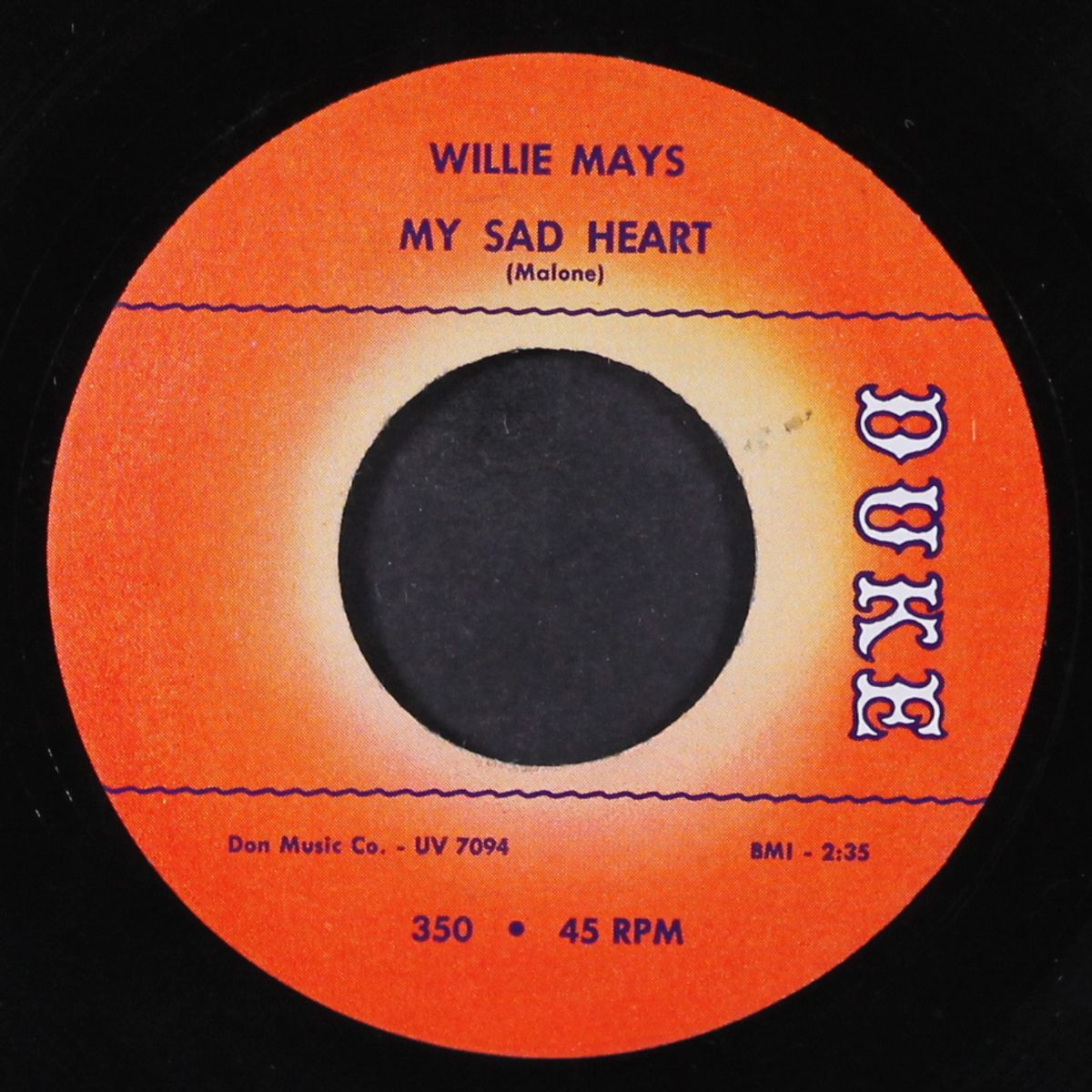 if you love me / my sad heart by WILLIE MAYS