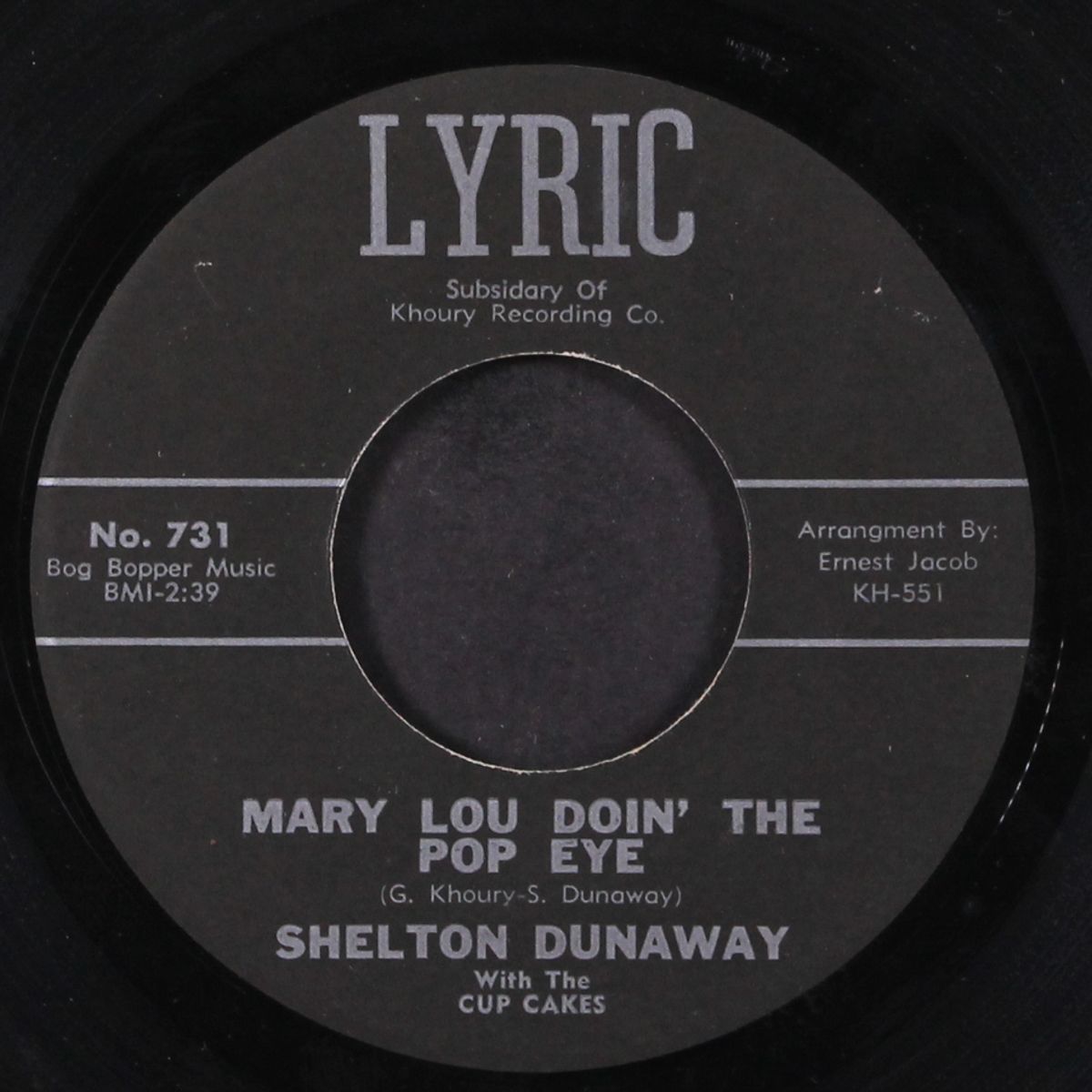 just one kiss / mary lou doin' the pop eye by SHELTON DUNAWAY