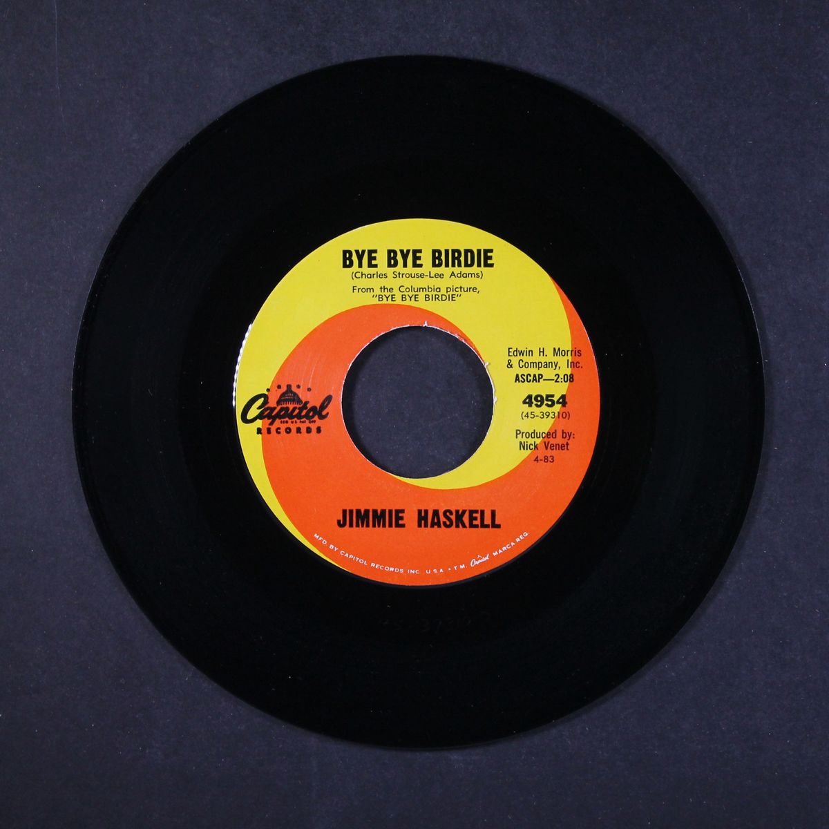 bye bye birdie / the james bond theme by JIMMIE HASKELL