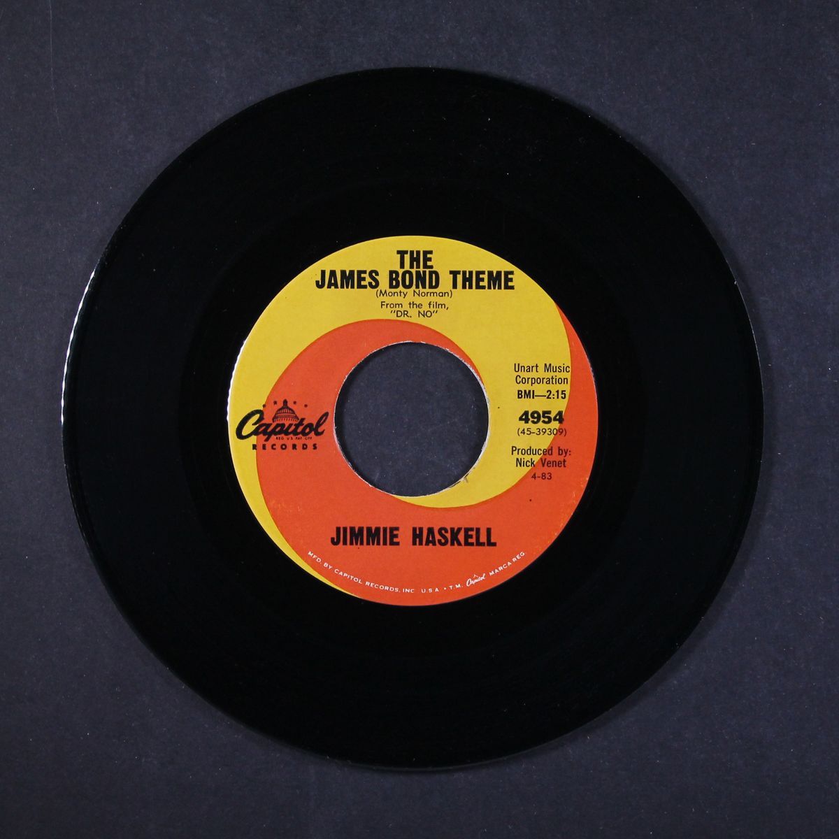 bye bye birdie / the james bond theme by JIMMIE HASKELL