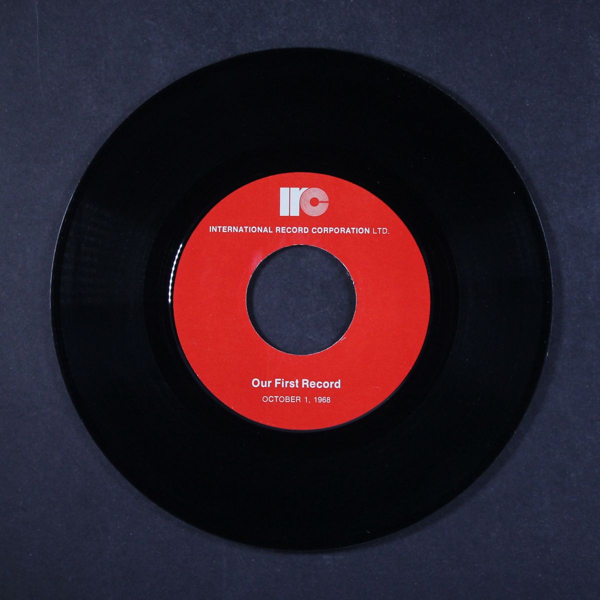 our first record october 1, 1968 by NO ARTIST