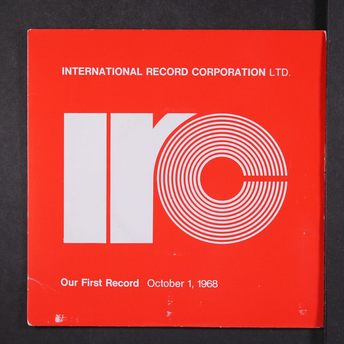 our first record october 1, 1968 by NO ARTIST