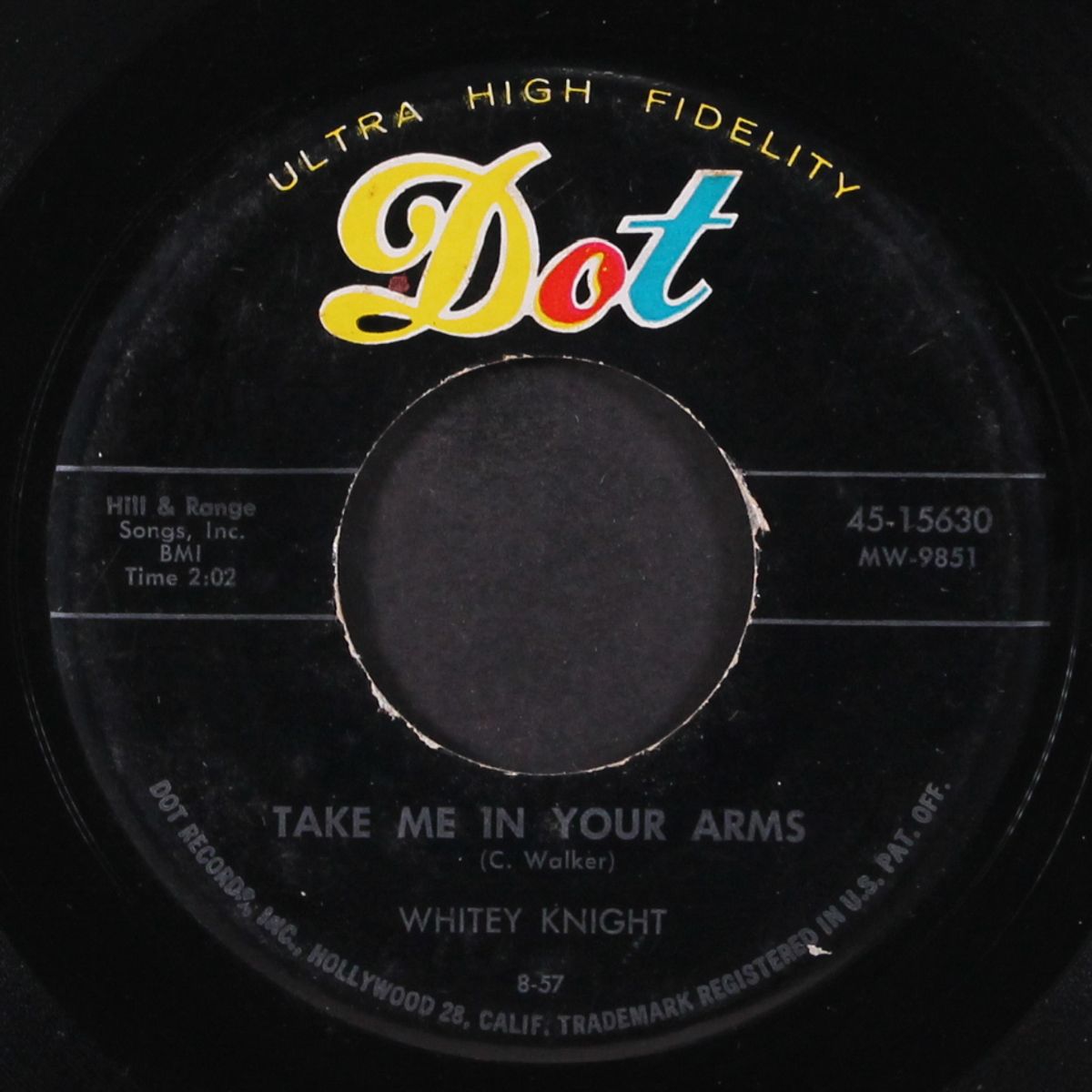 travelin' blues / take me in your arms by WHITEY KNIGHT