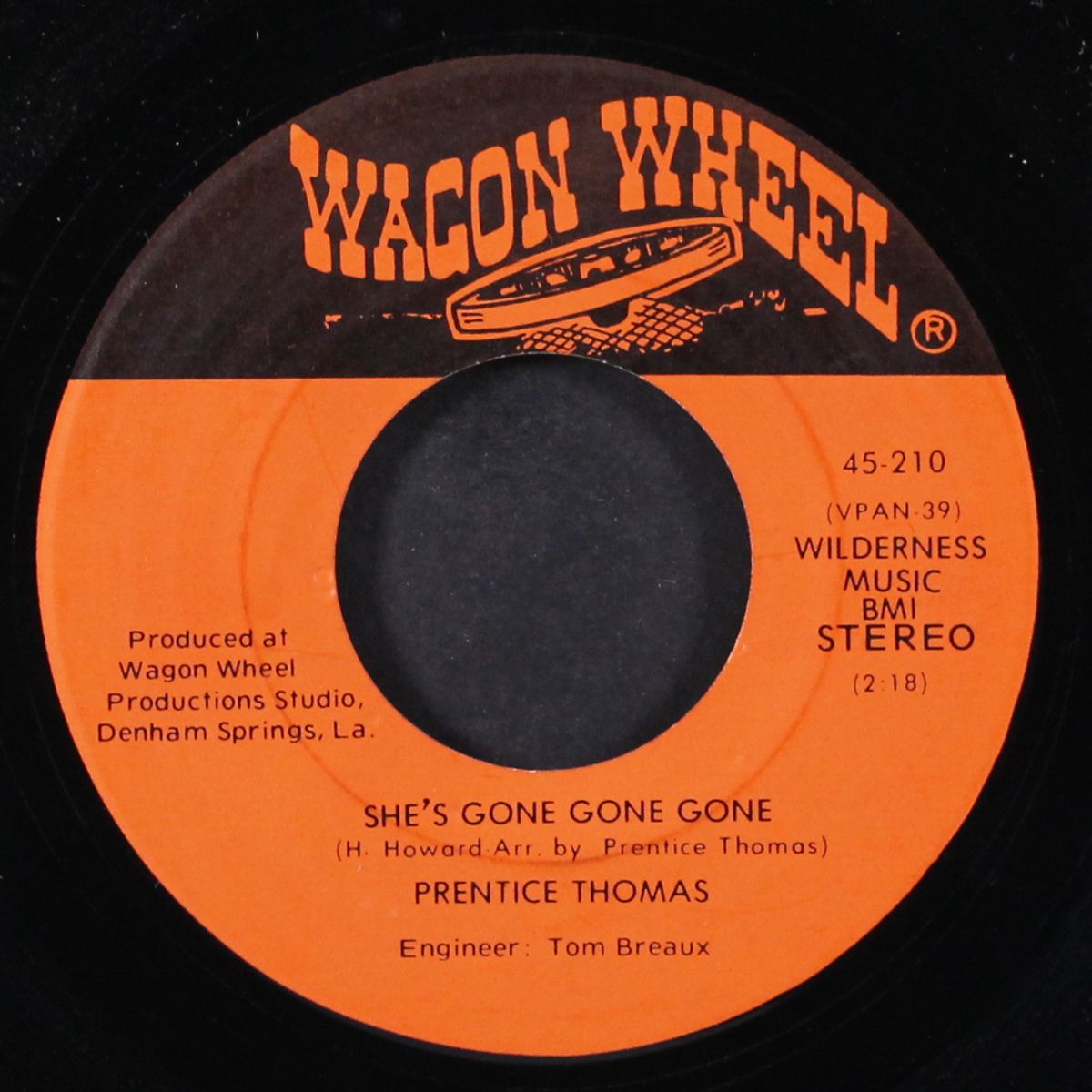 crazy baby / she's gone gone gone by PRENTICE THOMAS