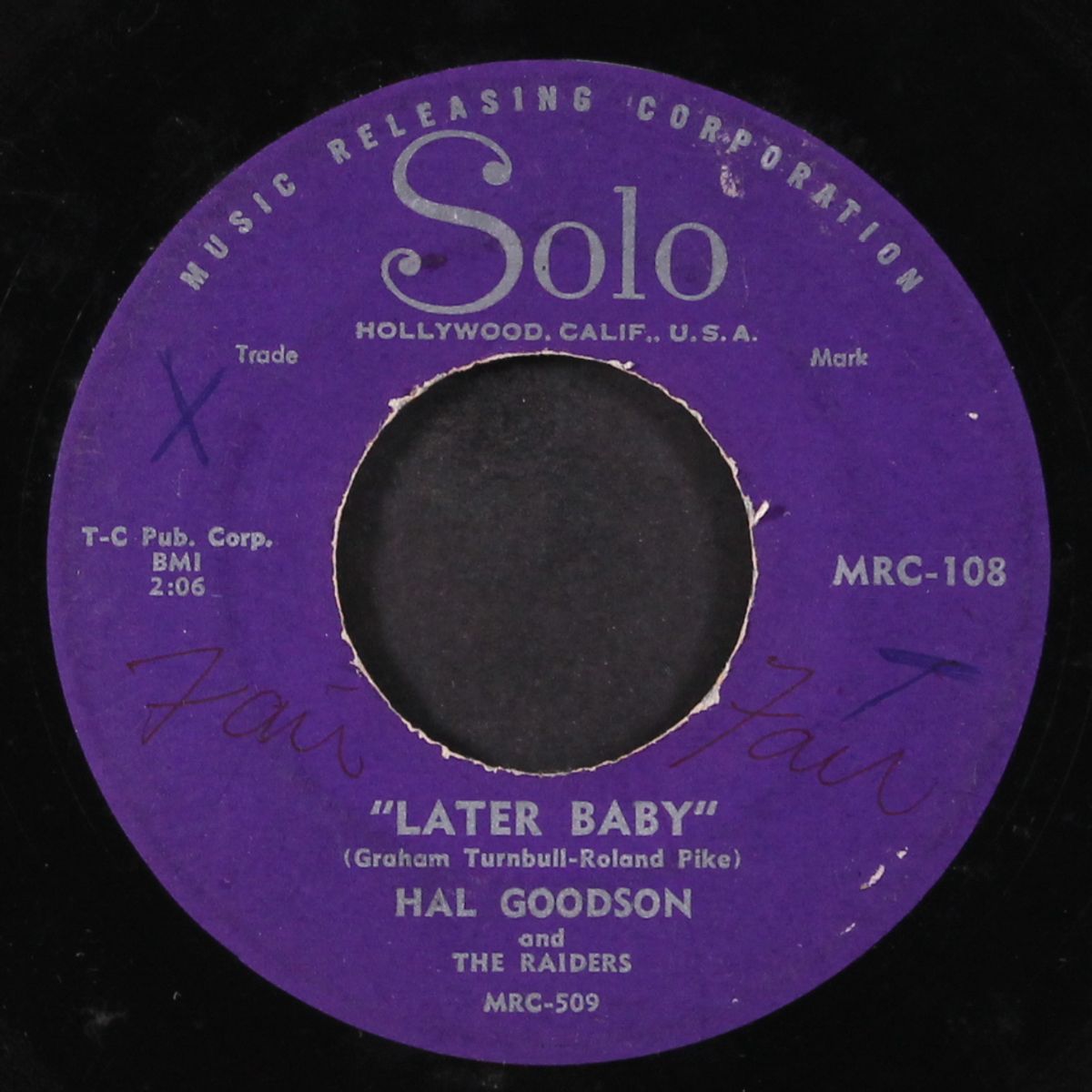 who's gonna be the next one honey / later baby by HAL GOODSON