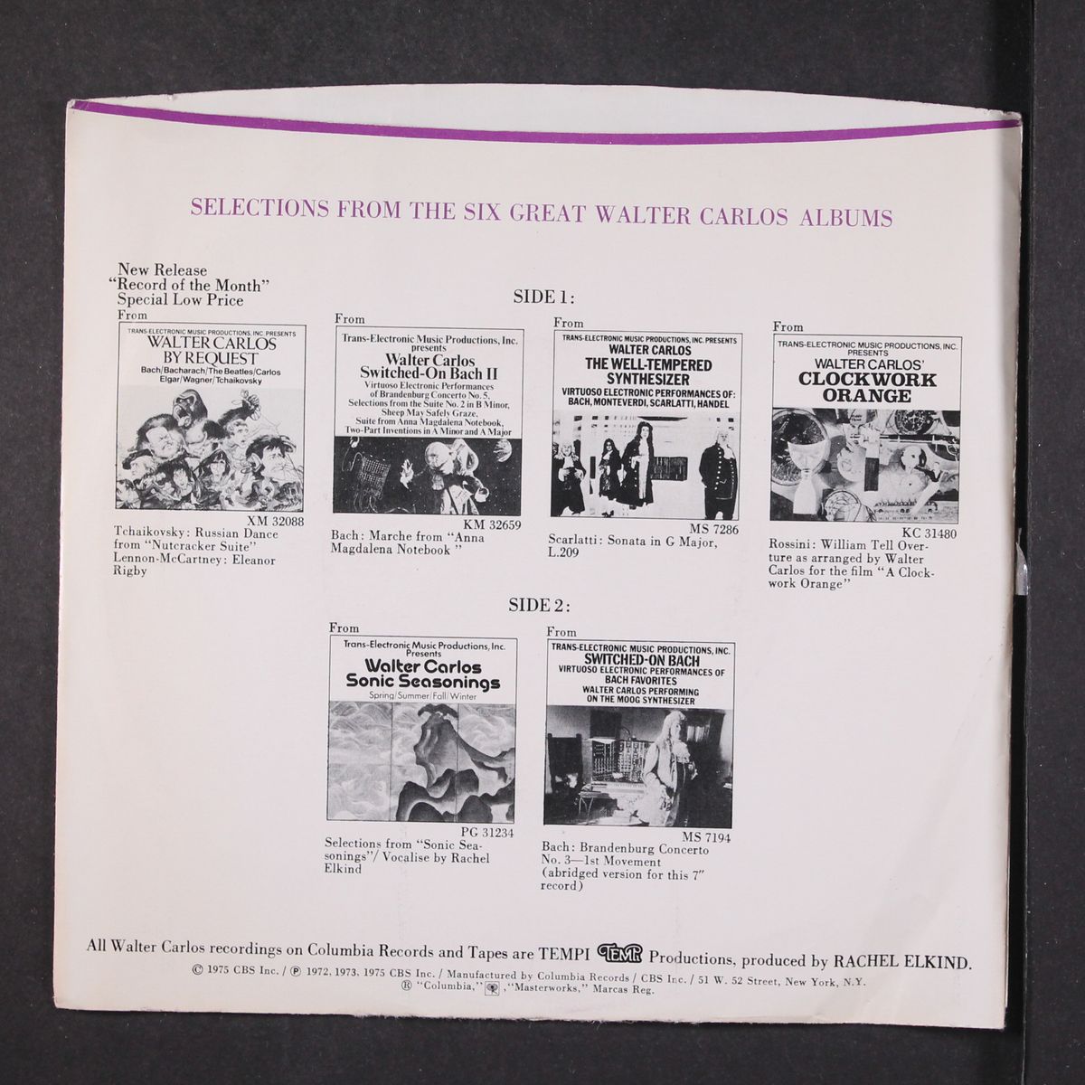 the greatest show on record by WALTER CARLOS