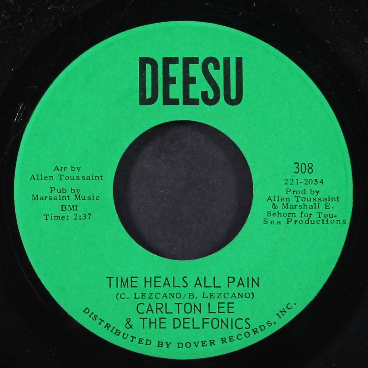 time heals all pain / come on down by CARLTON LEE & DELFONICS