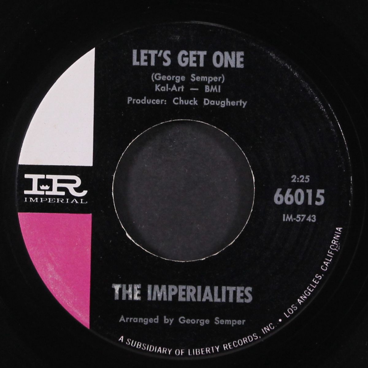 have love will travel / let's get one by IMPERIALITES