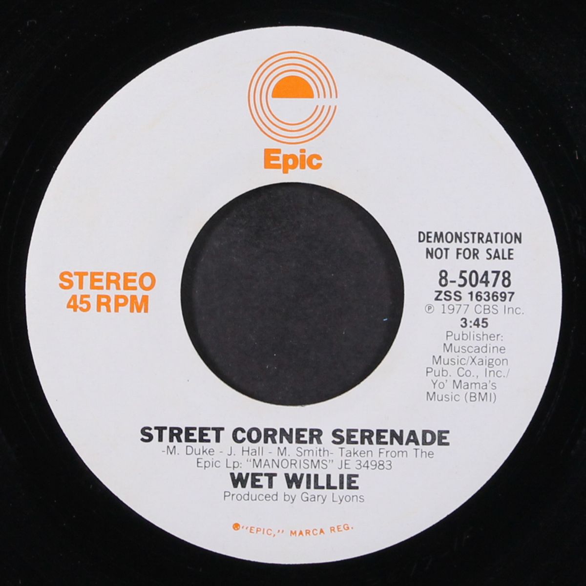 street corner serenade / mono by WET WILLIE