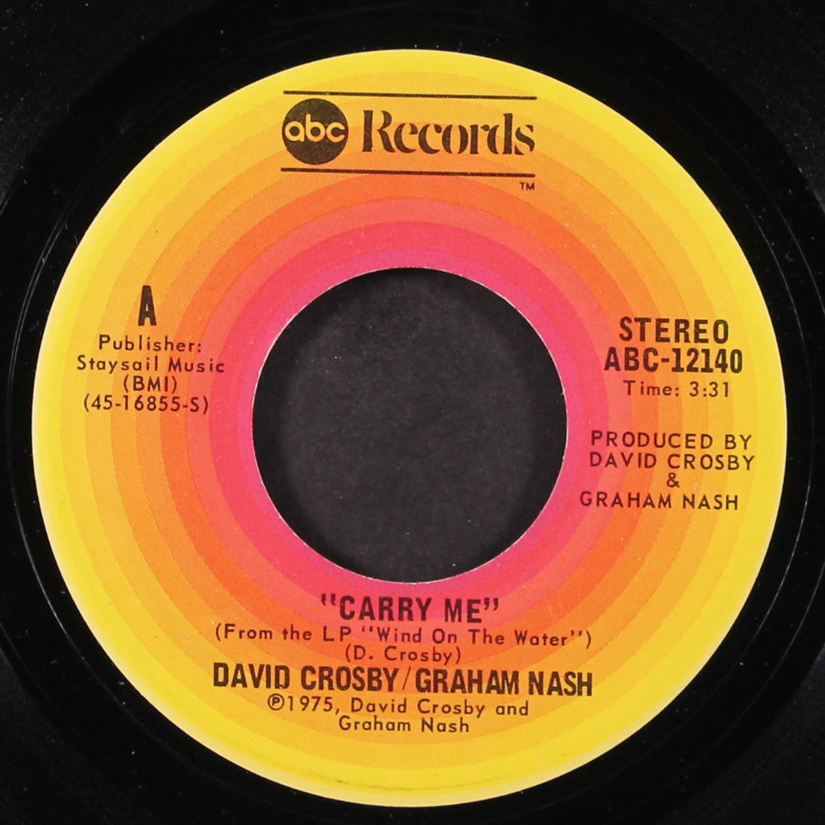 carry me / mama lion by DAVID CROSBY / GRAHAM NASH