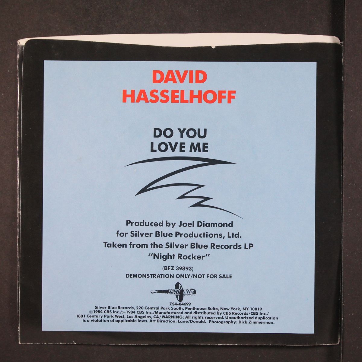do you love me by DAVID HASSELHOFF
