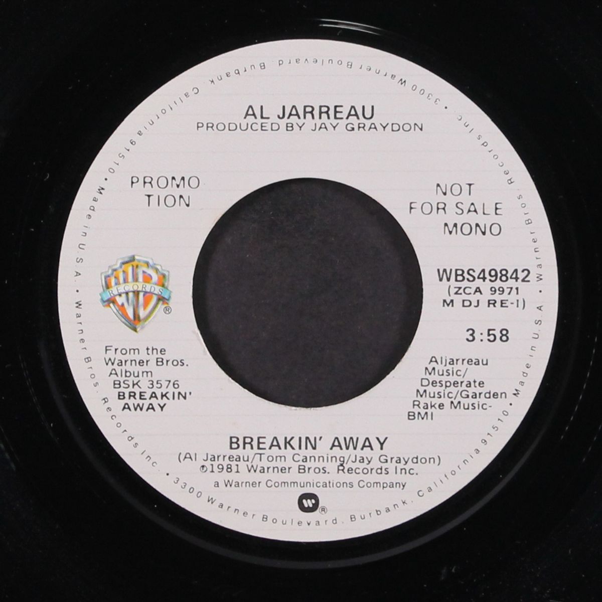 breakin' away / mono by AL JARREAU