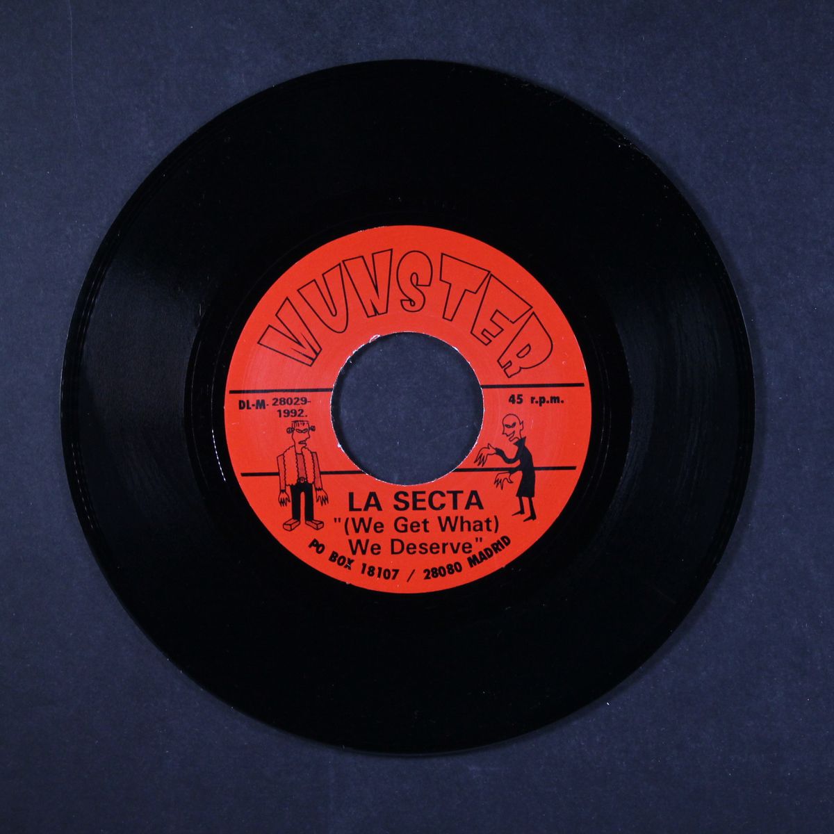 we get what we deserve / blood red river by LA SECTA