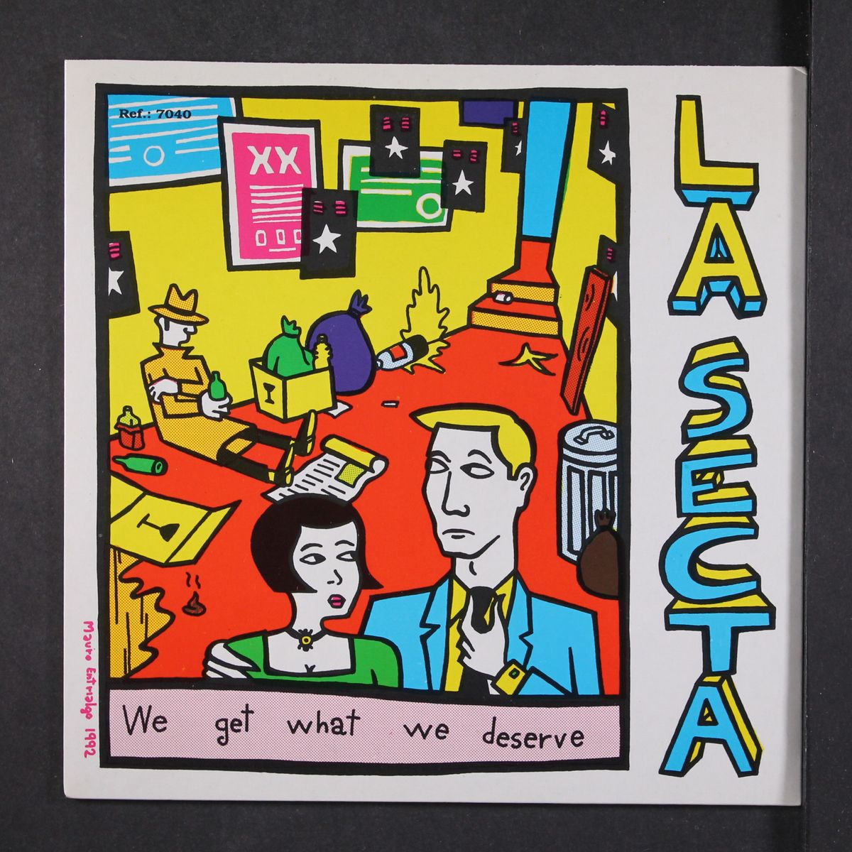 we get what we deserve / blood red river by LA SECTA