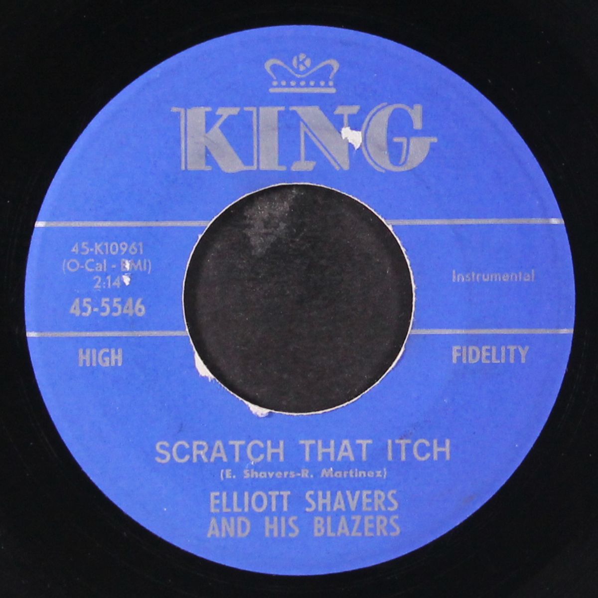 scratch that itch / way down home blues by ELLIOTT SHAVERS & BLAZERS