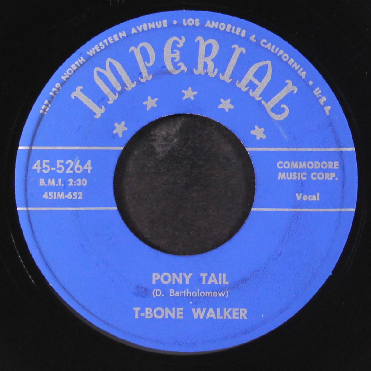 pony tail / when the sun goes down by T-BONE WALKER