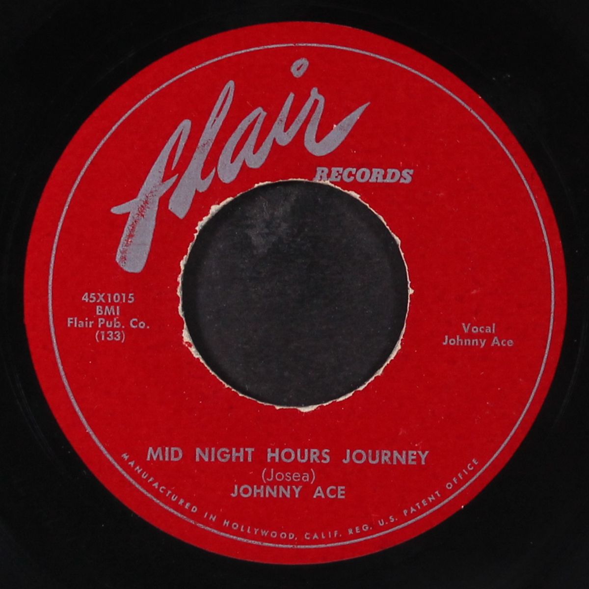 mid night hours journey / trouble and me by JOHNNY ACE / EARL FORREST