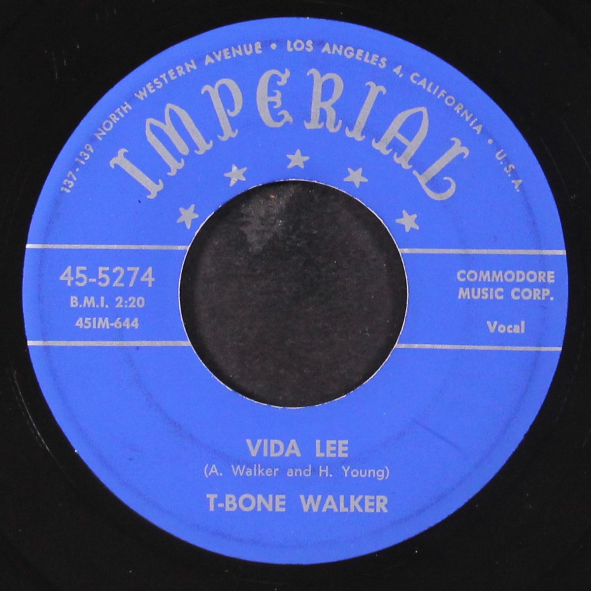 vida lee / my baby is now on my mind by T-BONE WALKER