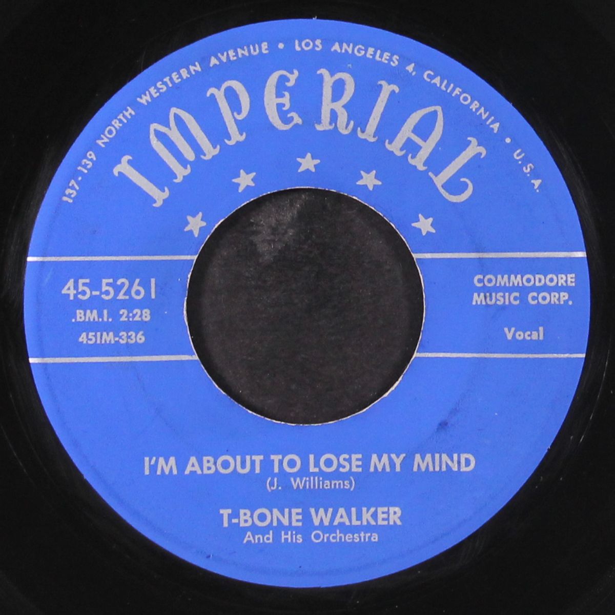 i miss you baby / i'm about to lose my mind by T-BONE WALKER