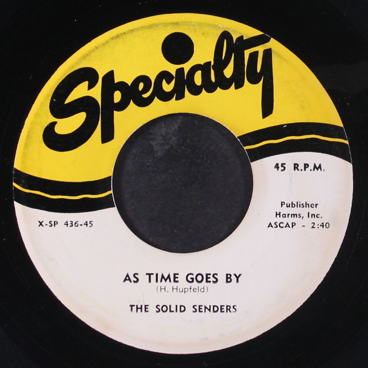 flying saucer / as time goes by by SOLID SENDERS