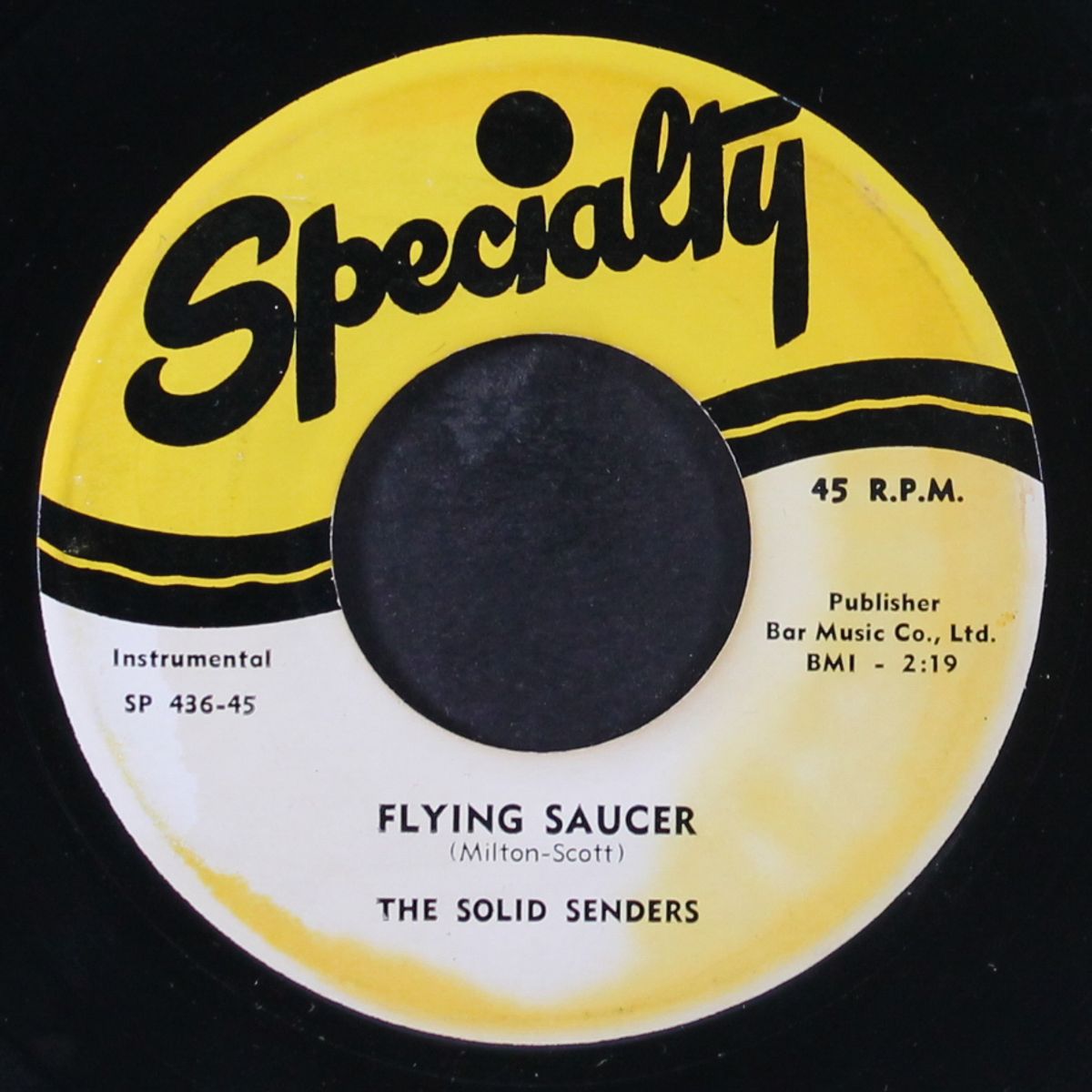 flying saucer / as time goes by by SOLID SENDERS