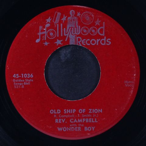 REV. CAMPBELL W/ WONDER BOY