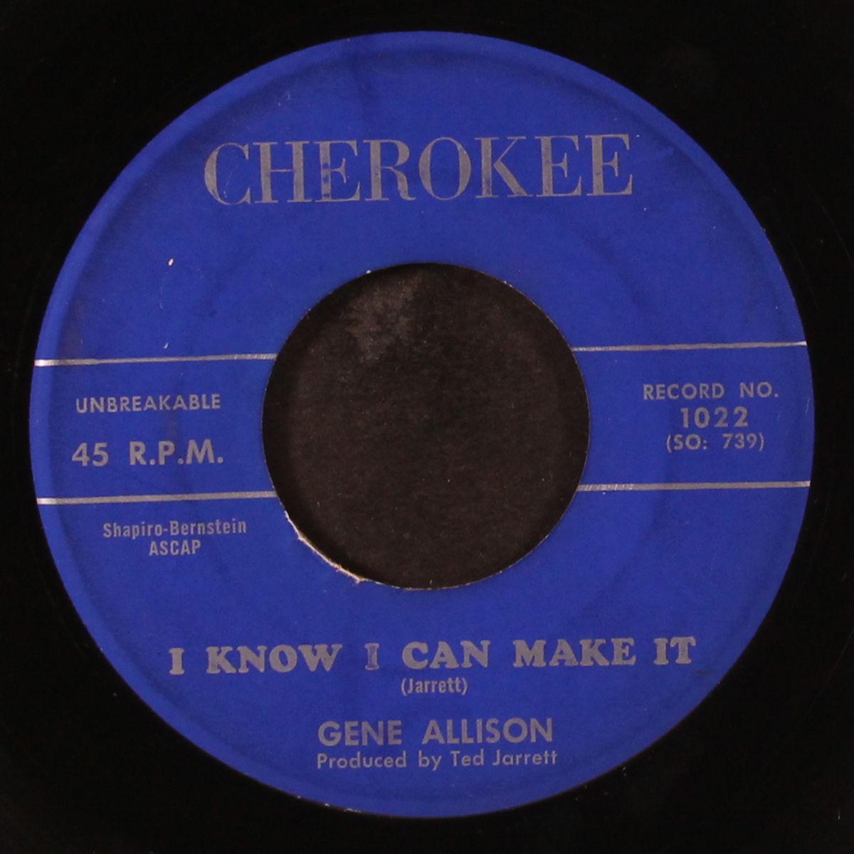 you gonna be sorry / i know i can make it by GENE ALLISON