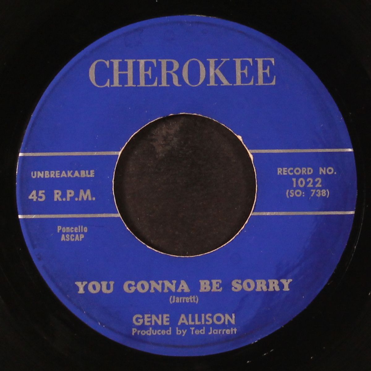 you gonna be sorry / i know i can make it by GENE ALLISON
