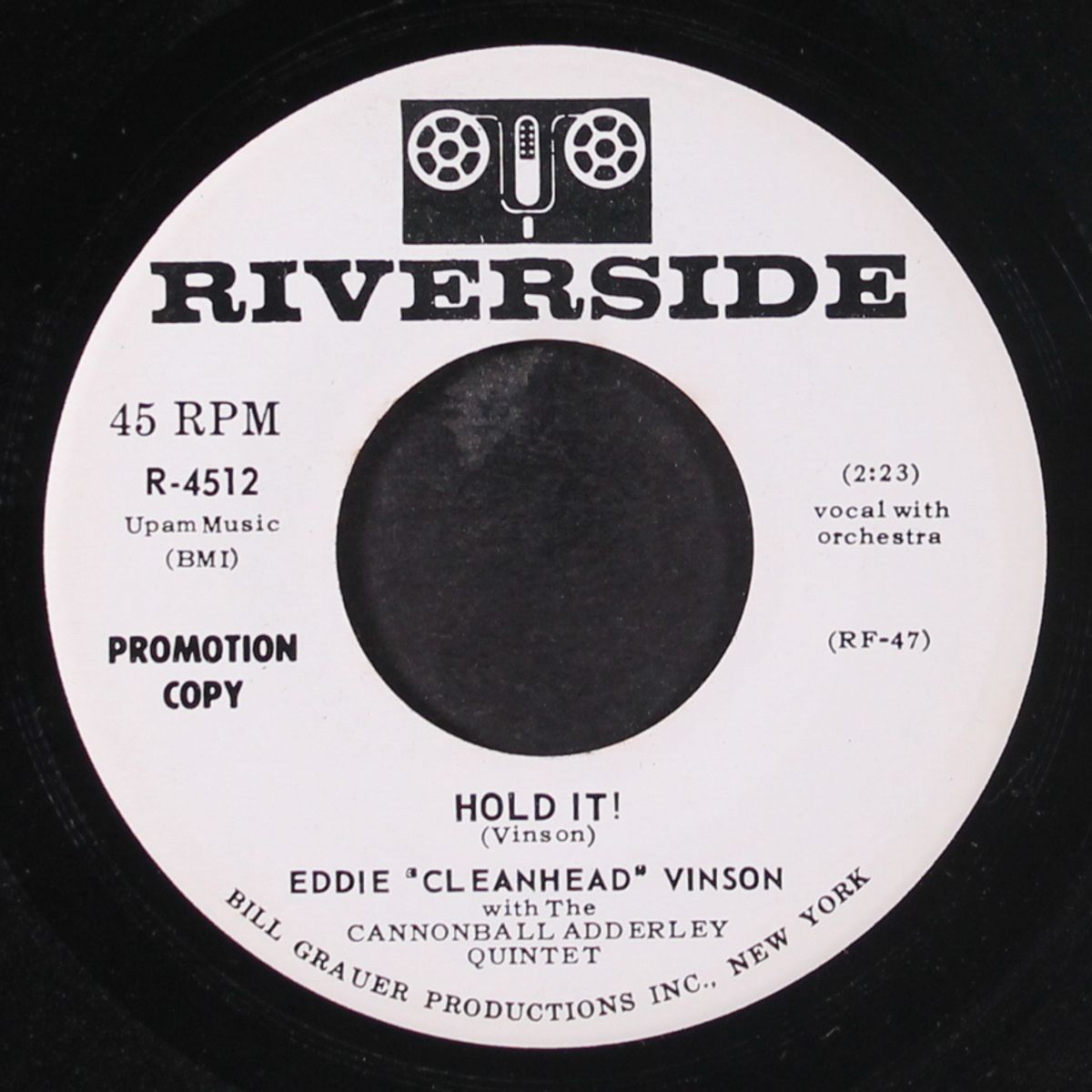 hold it / back door blues by EDDIE 'CLEANHEAD' VINSON