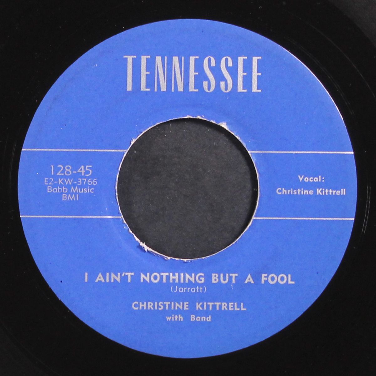 i ain't nothing but a fool / sittin' here drinking by CHRISTINE KITTRELL