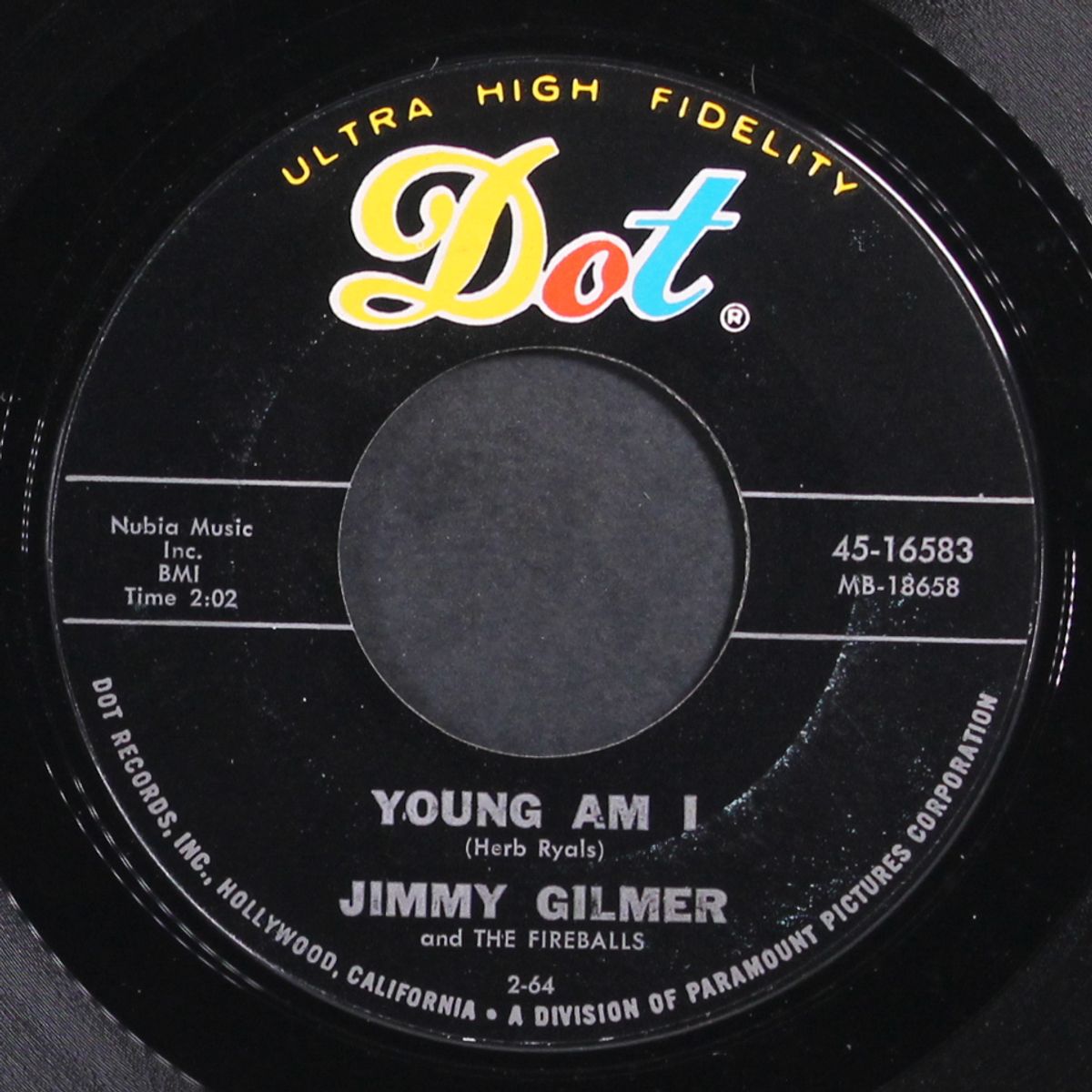 ain't gonna tell nobody / young am i by JIMMY GILMER