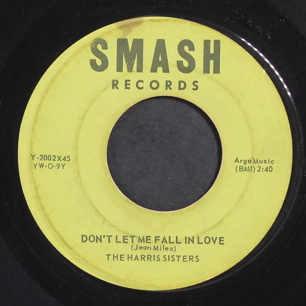 don't let me fall in love / happiness by HARRIS SISTERS
