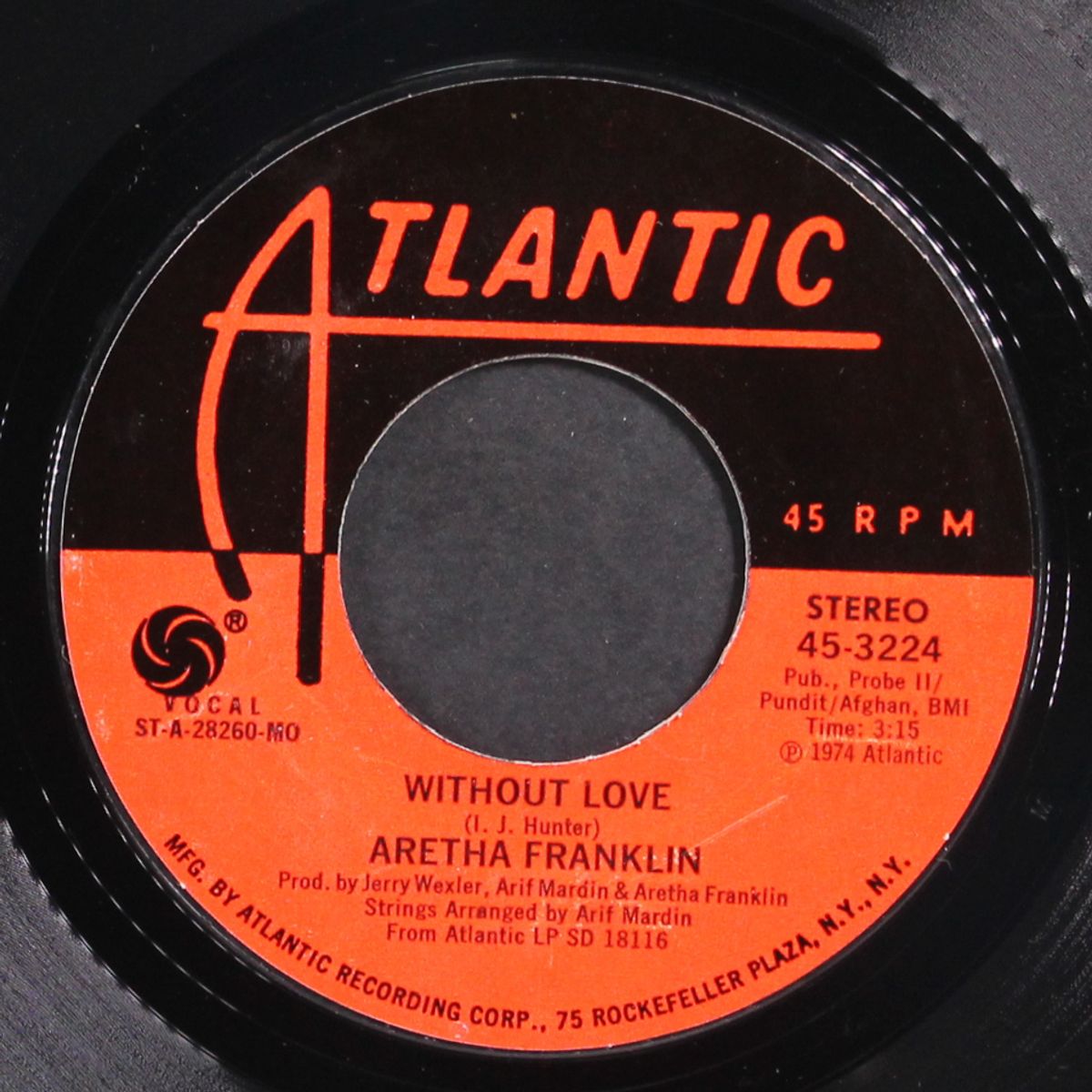 without love / don't go breaking my heart by ARETHA FRANKLIN