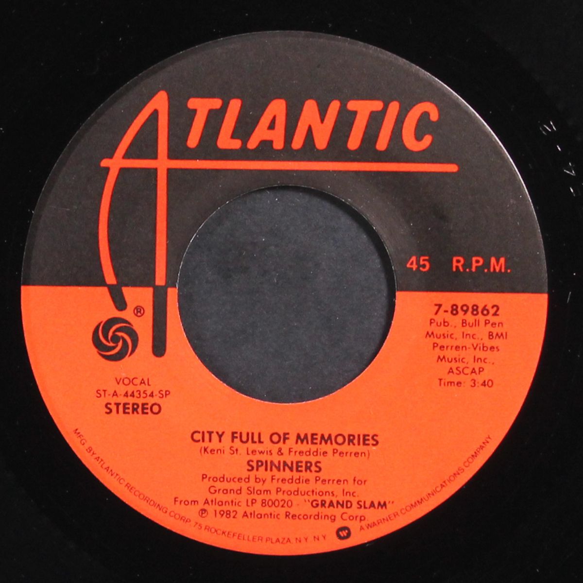 city full of memories / no other love by SPINNERS