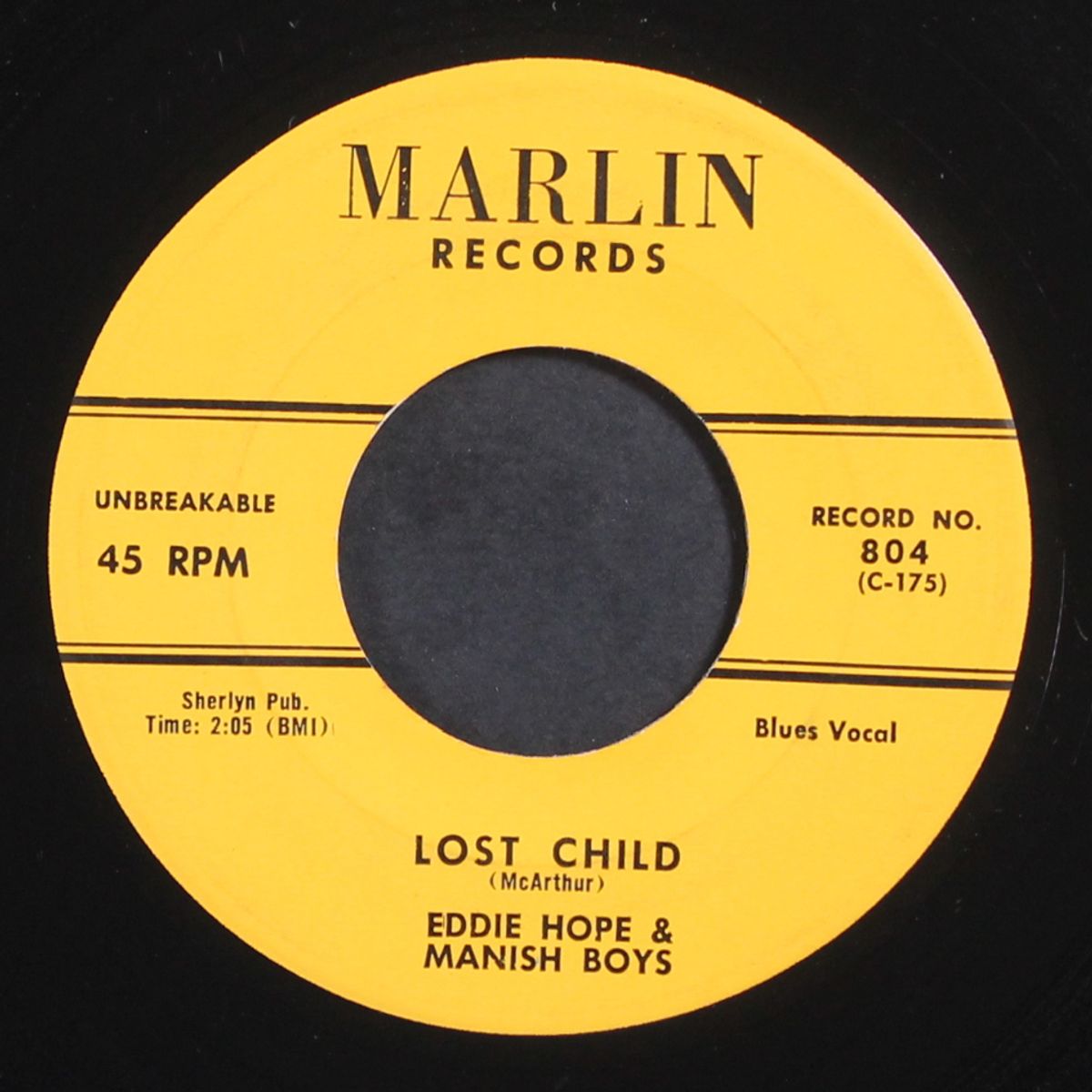 a fool no more / lost child by EDDIE HOPE